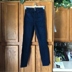 PAIGE Margot Ultra Skinny Jeans Telluride Dark Denim Blue Size 25